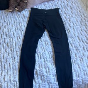 Lululemon low rise leggings black